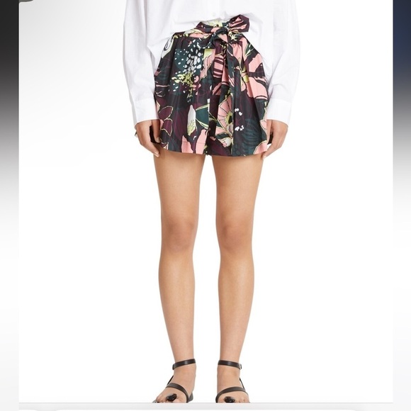 Tanya Taylor Pants - Tanya Taylor Nikiya Short Women's Plus Size 16